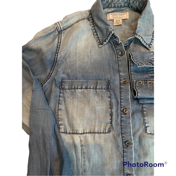 GUESS DENIM SHIRT - Picture 4 of 6